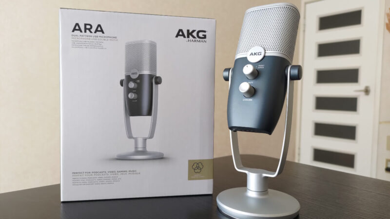 【レオー】AKG ( アーカーゲー ) LYRA USBマイク AKG/LYRA + ブームマイクスタンド USBマイク 配信・宅録